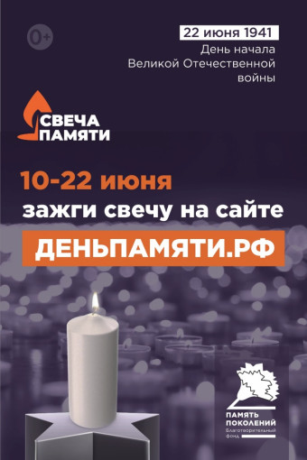 Онлайн-акция «Свеча памяти» Онлайн-акция «Свеча памяти».